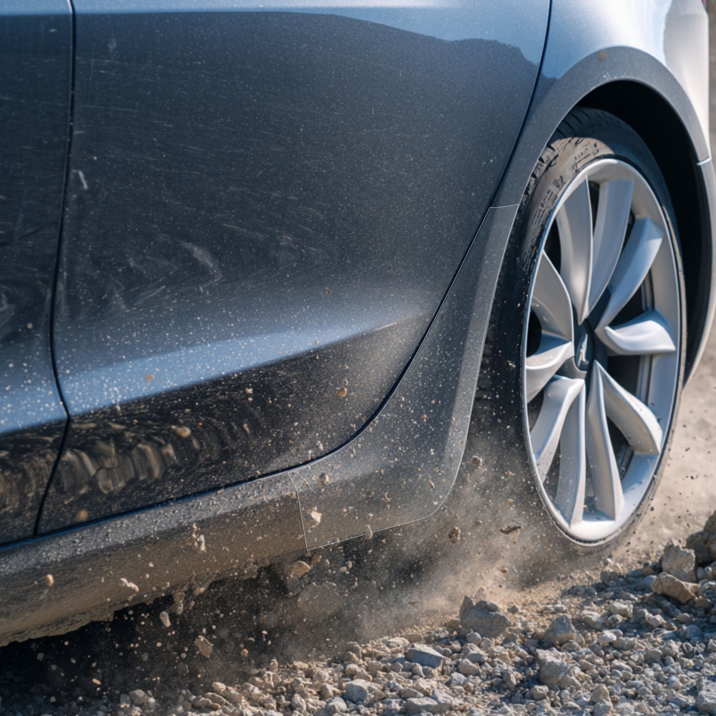 Transparent protective film for outer car areas – easy to apply and long-lasting