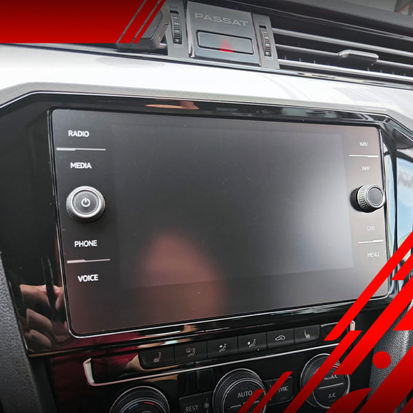 Displayschutzfolie für Volkswagen VW Tiguan 2 Discover Media (2019-2023) Anti-Fingerprint, Matt