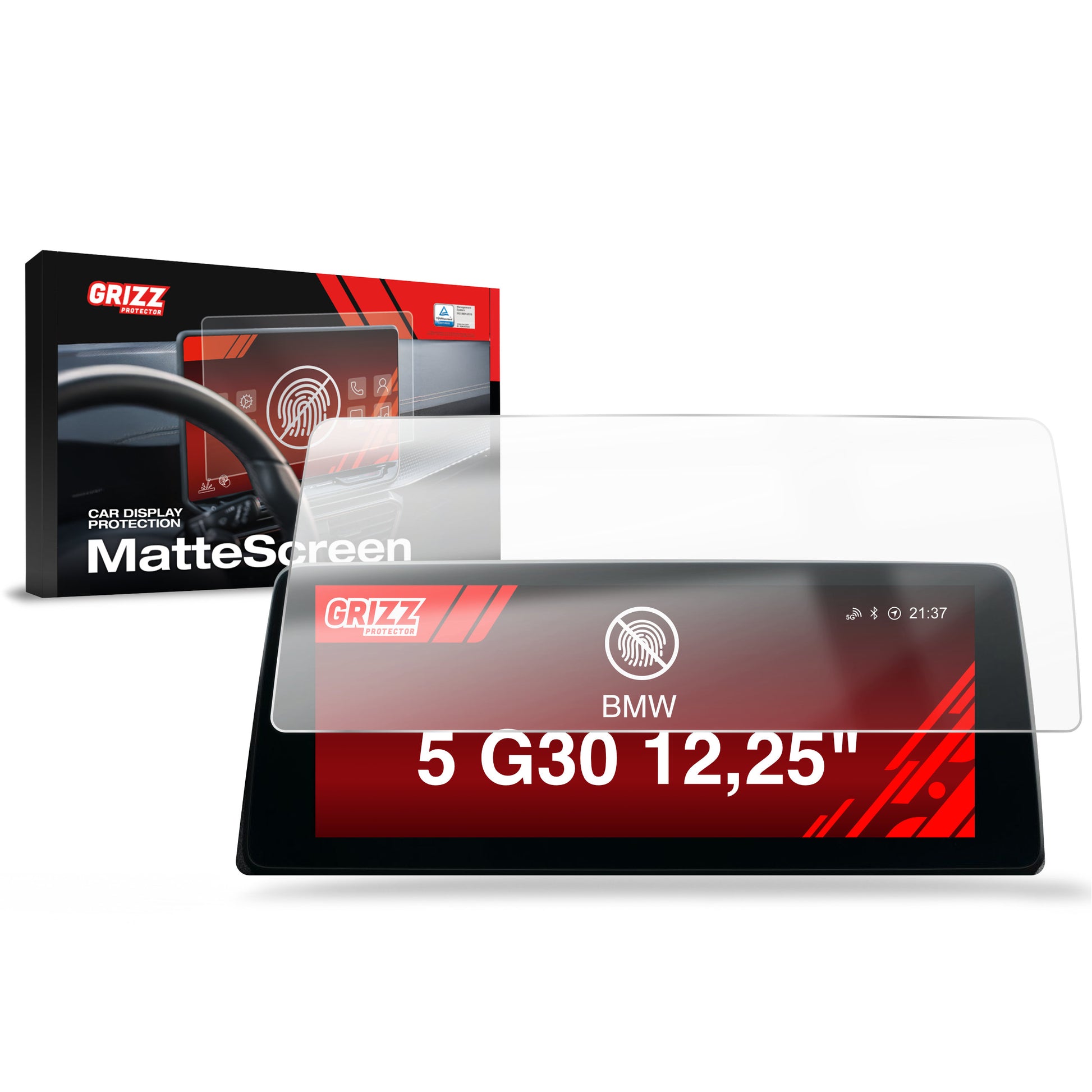 Anti-fingerprint screen protector for car touchscreen