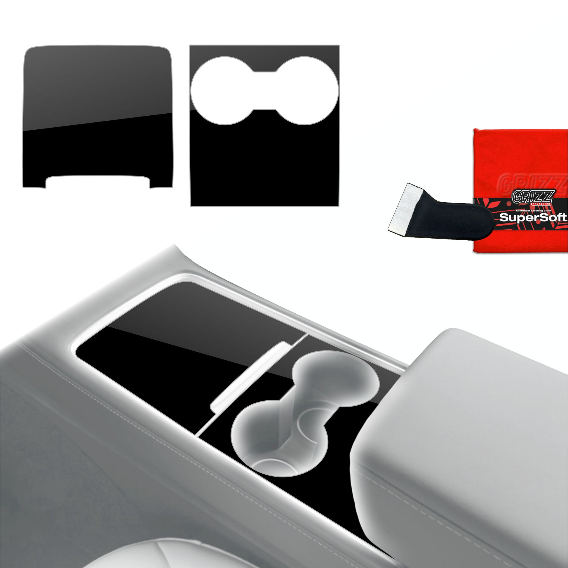 Scratch-resistant film for automotive interior elements