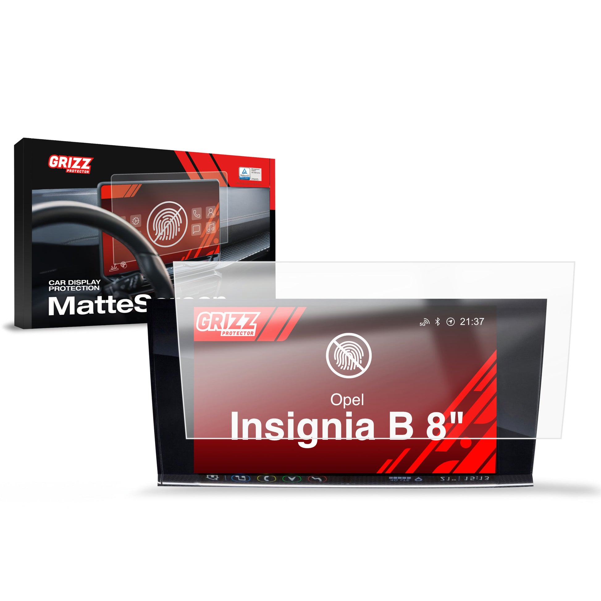 Anti-fingerprint screen protector for car touchscreen
