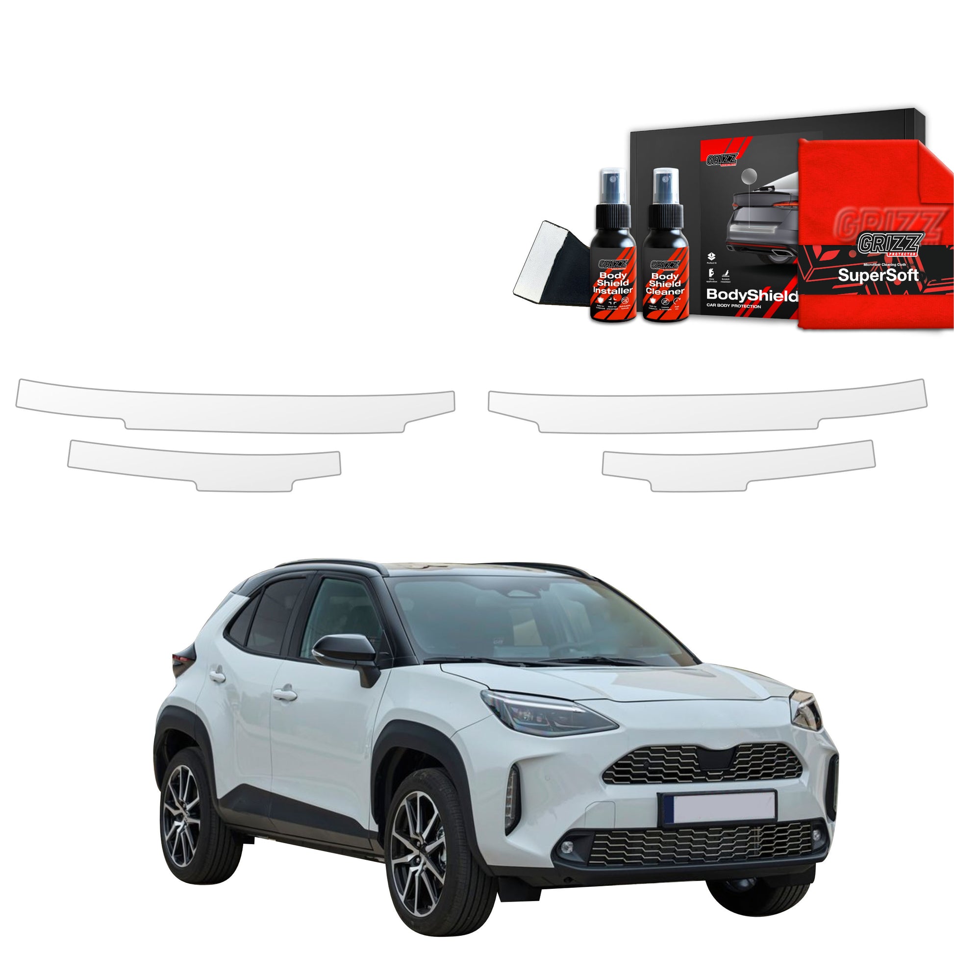 Protective film for exterior car parts – shields against scratches, chips, and scuffs