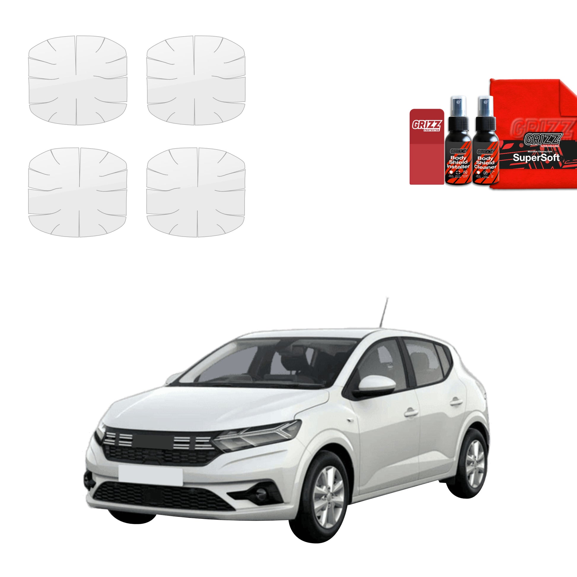 Protective film for exterior car parts – shields against scratches, chips, and scuffs