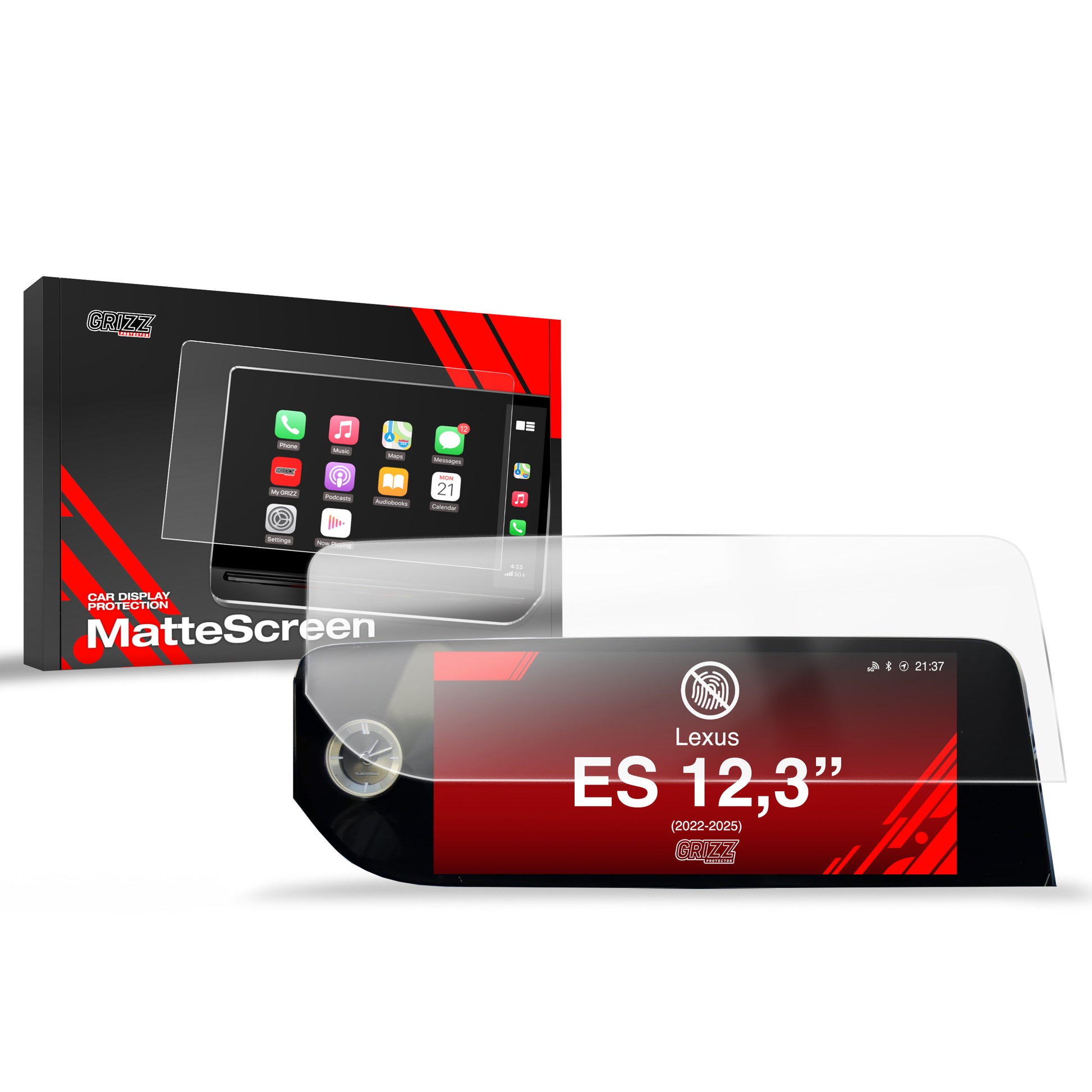 Anti-fingerprint screen protector for car touchscreen