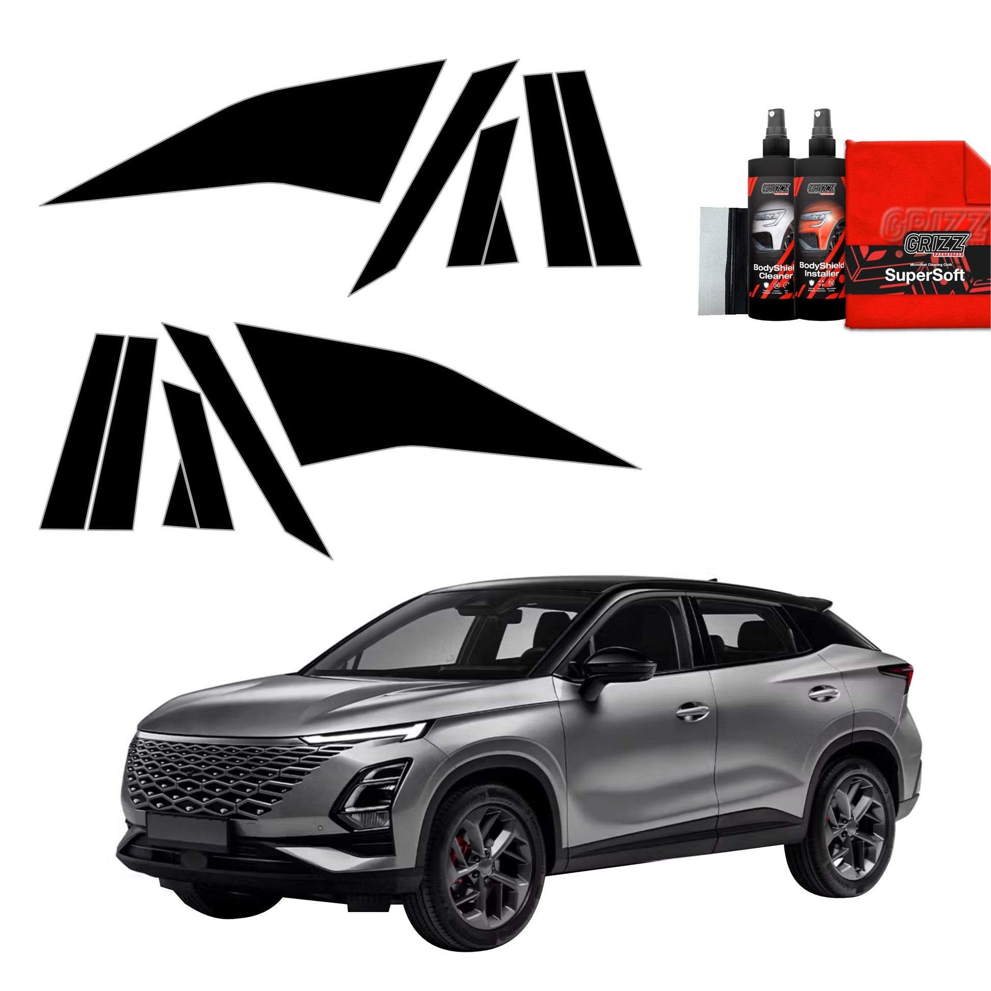 Protective film for exterior car parts – shields against scratches, chips, and scuffs