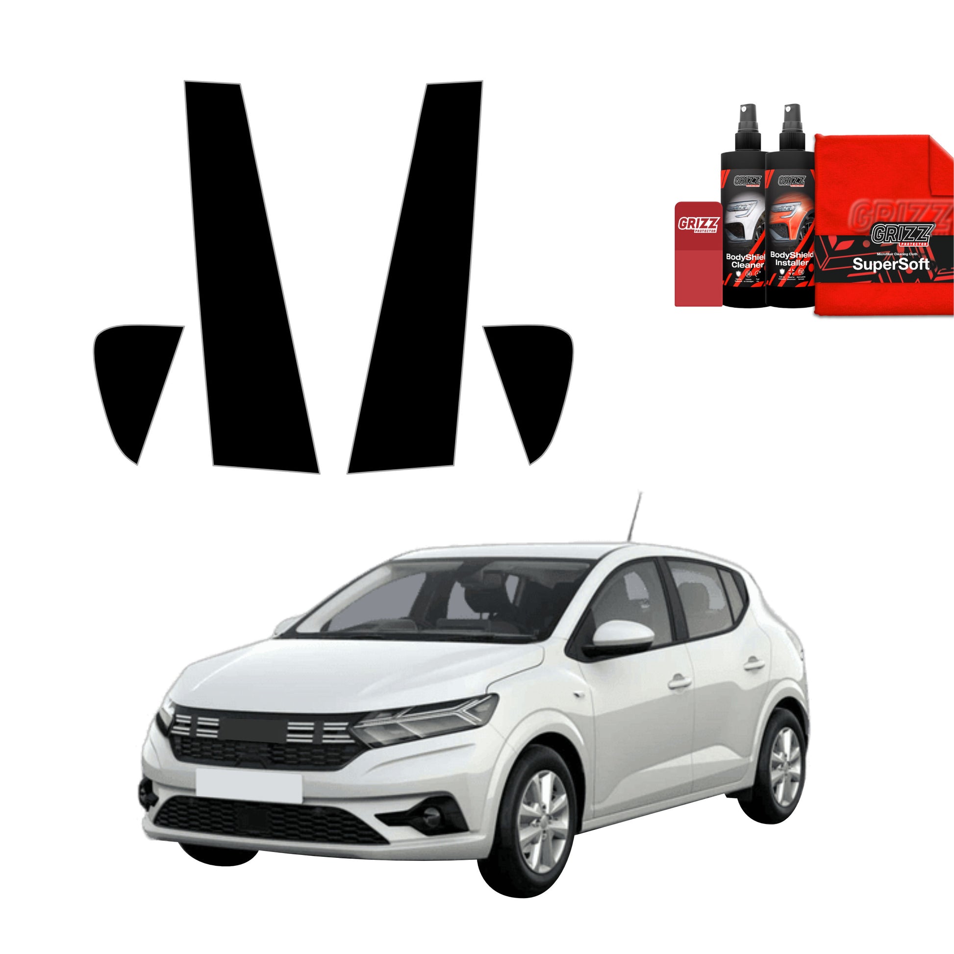 Protective film for exterior car parts – shields against scratches, chips, and scuffs