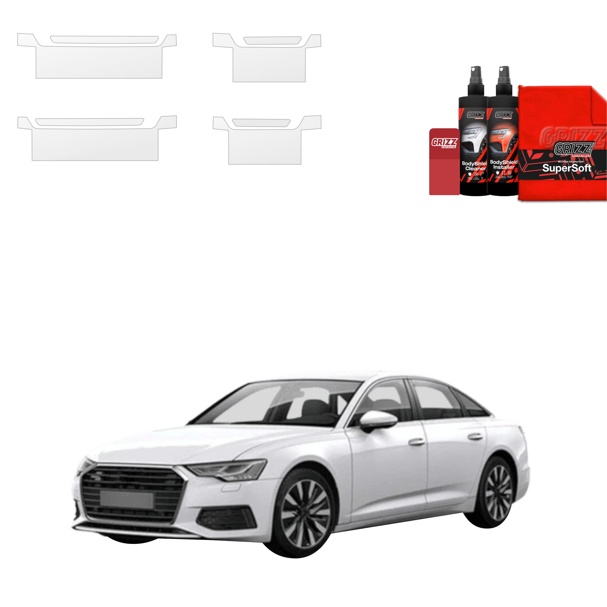 Protective film for exterior car parts – shields against scratches, chips, and scuffs