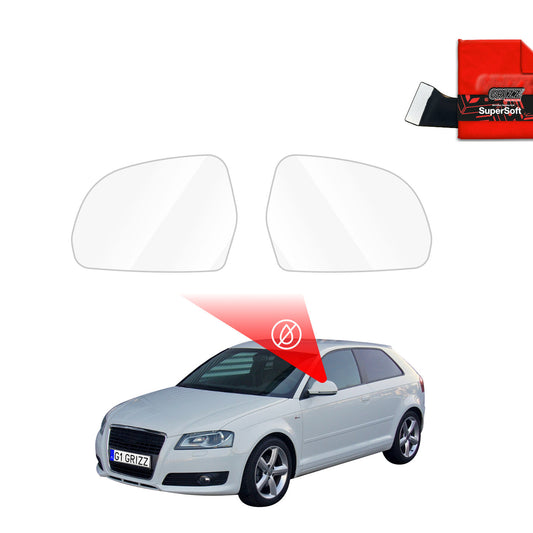 Rain protection film for exterior mirrors
