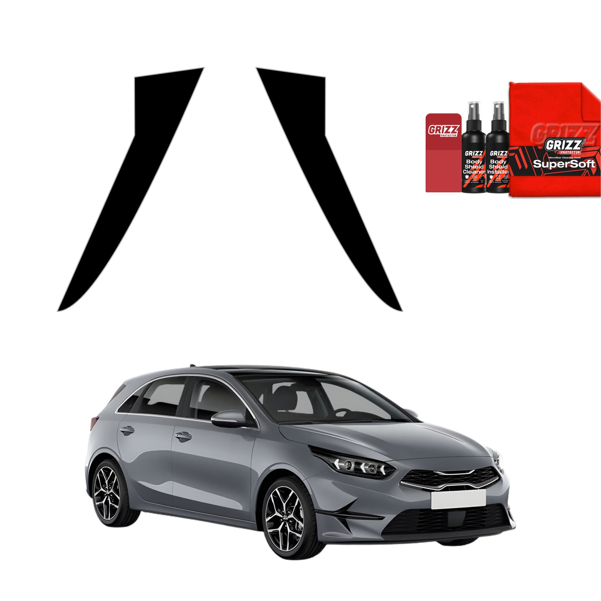 Protective film for exterior car parts – shields against scratches, chips, and scuffs