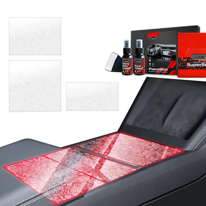 Scratch-resistant film for automotive interior elements