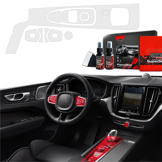 Scratch-resistant film for automotive interior elements