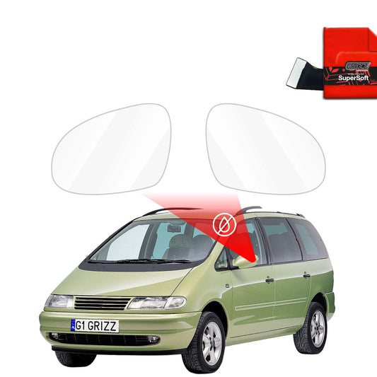Rain protection film for exterior mirrors