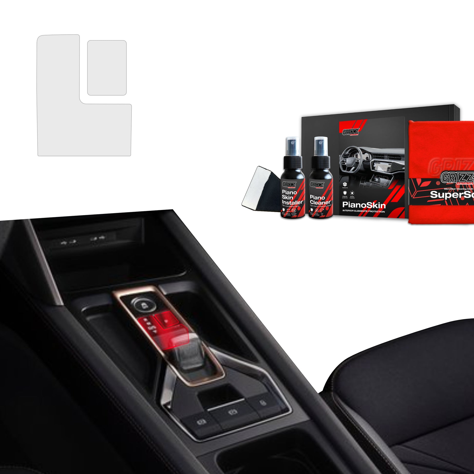 Scratch-resistant film for automotive interior elements