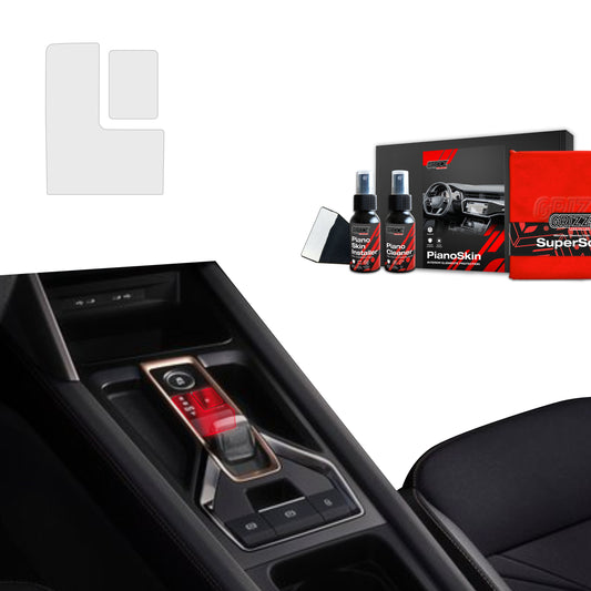 Scratch-resistant film for automotive interior elements