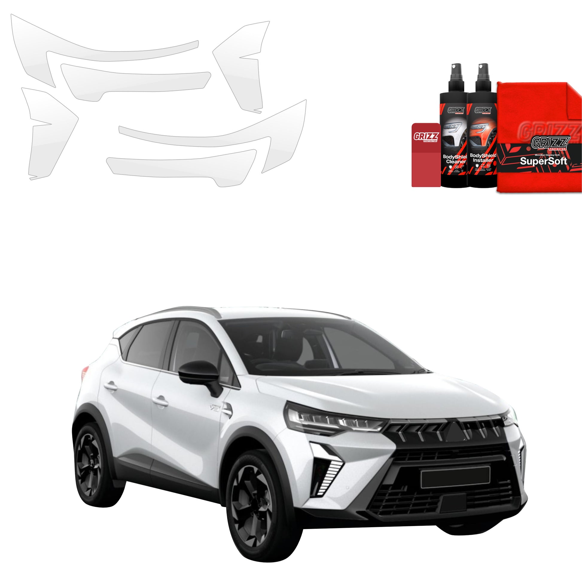 Protective film for exterior car parts – shields against scratches, chips, and scuffs