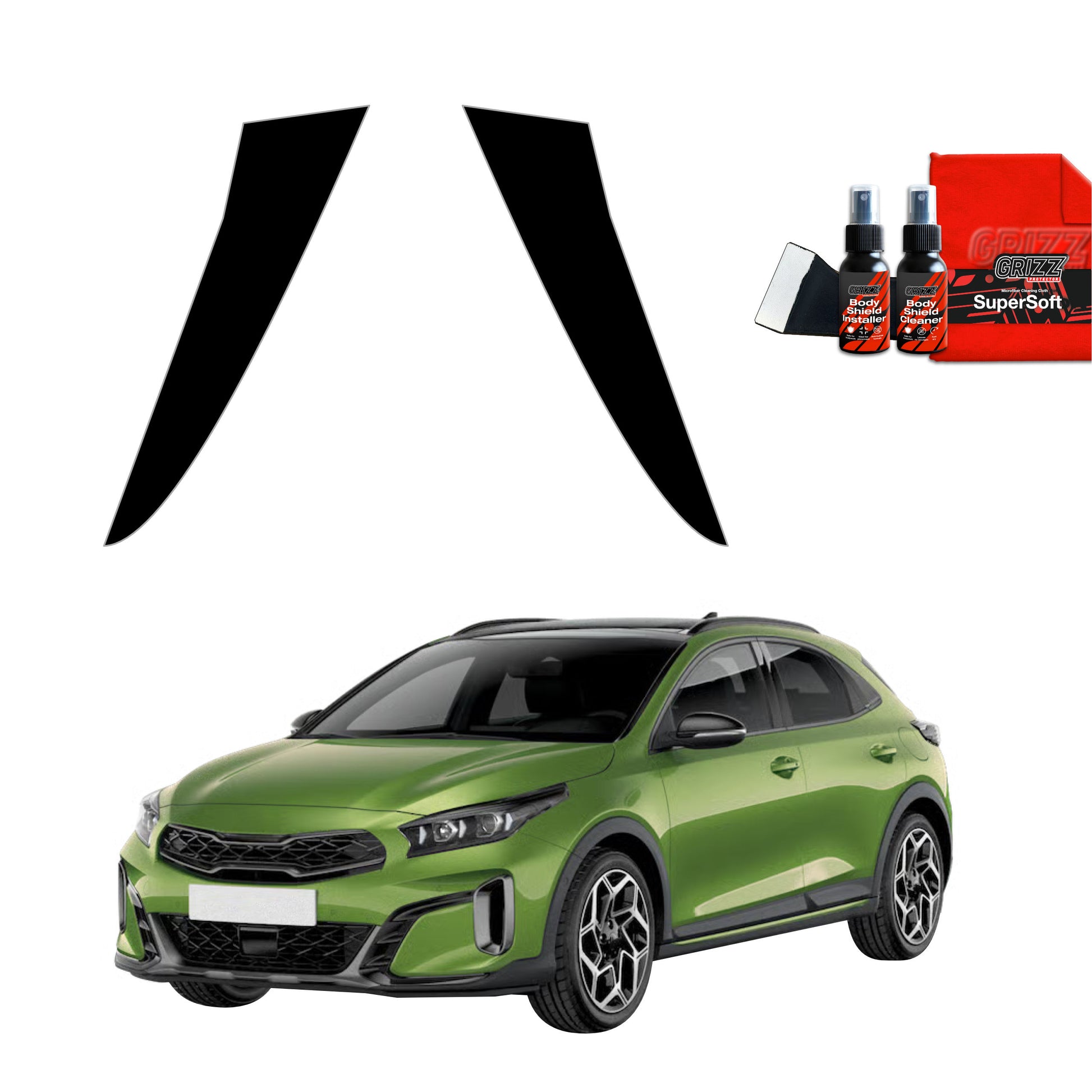 Protective film for exterior car parts – shields against scratches, chips, and scuffs