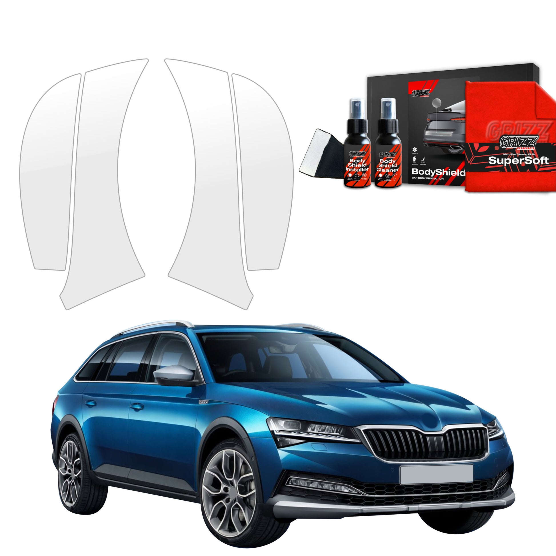 Protective film for exterior car parts – shields against scratches, chips, and scuffs