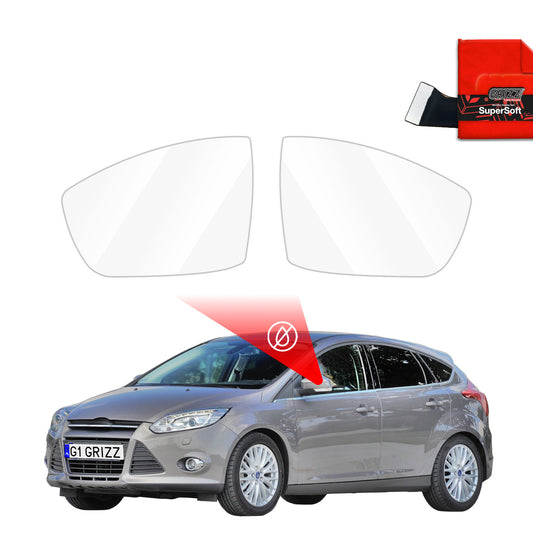 Rain protection film for exterior mirrors