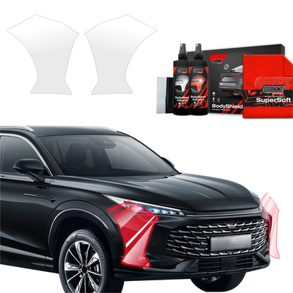 Protective film for exterior car parts – shields against scratches, chips, and scuffs