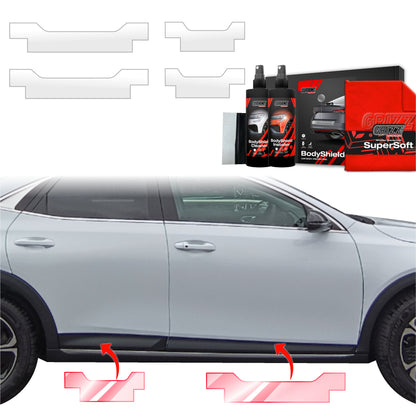 Protective film for exterior car parts – shields against scratches, chips, and scuffs