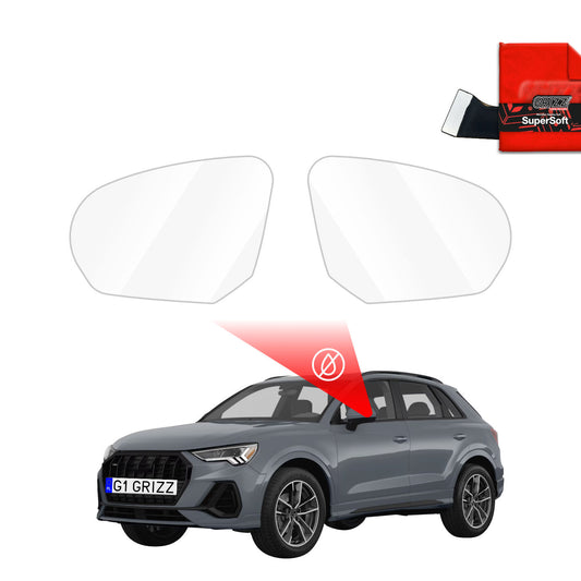Rain protection film for exterior mirrors