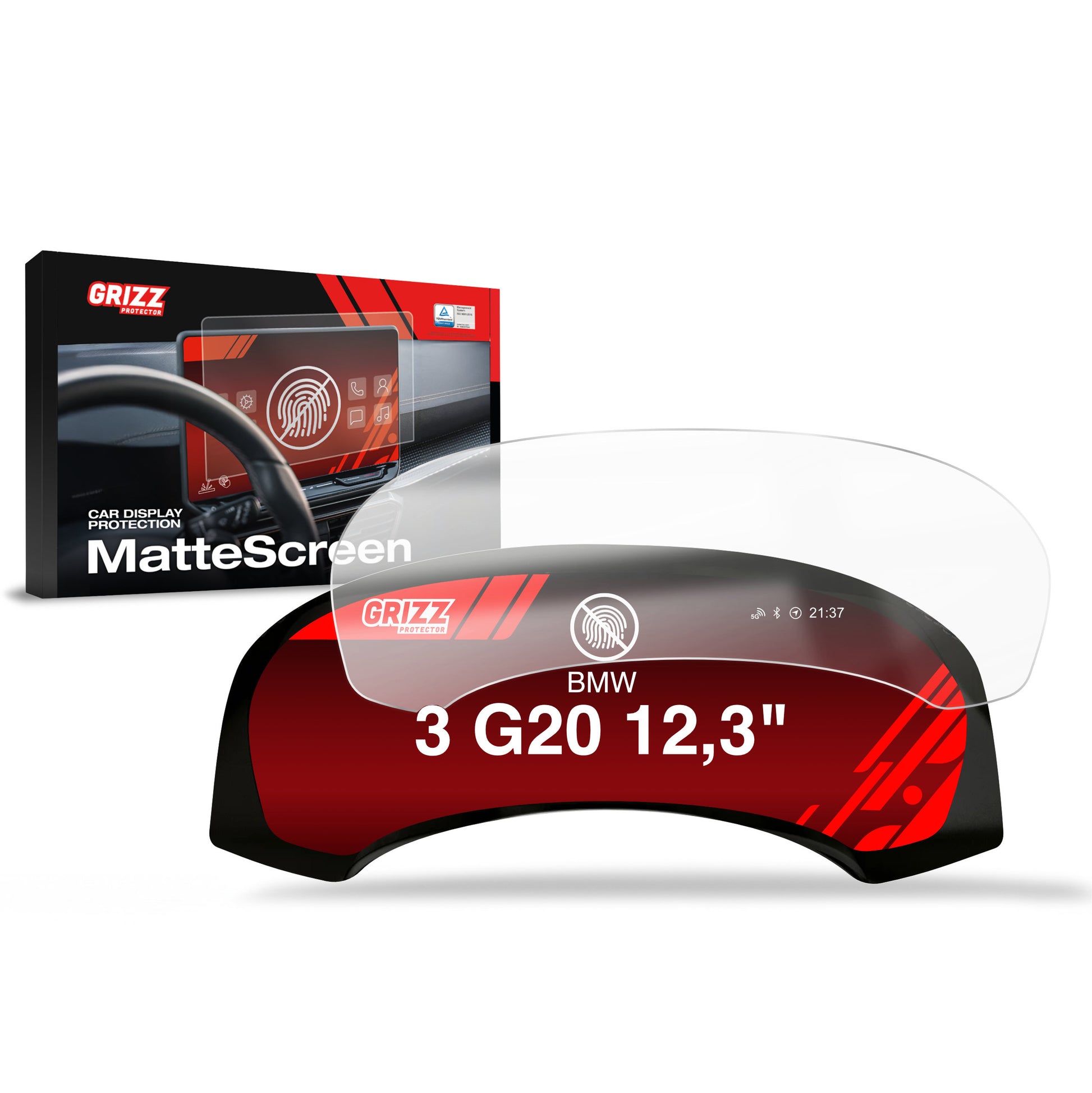 Anti-fingerprint screen protector for car touchscreen