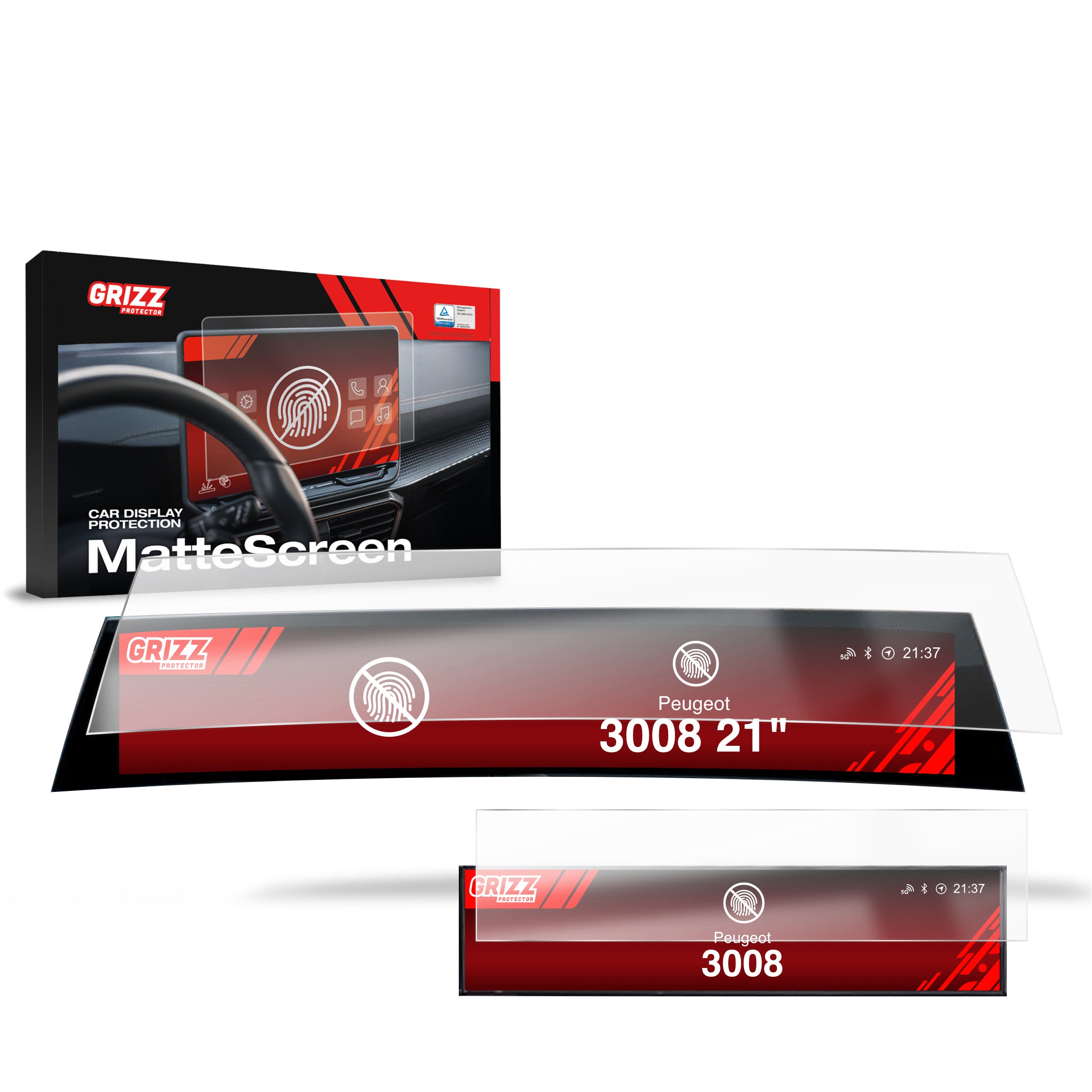 Displayschutzfolien für Peugeot - Matt & Klar