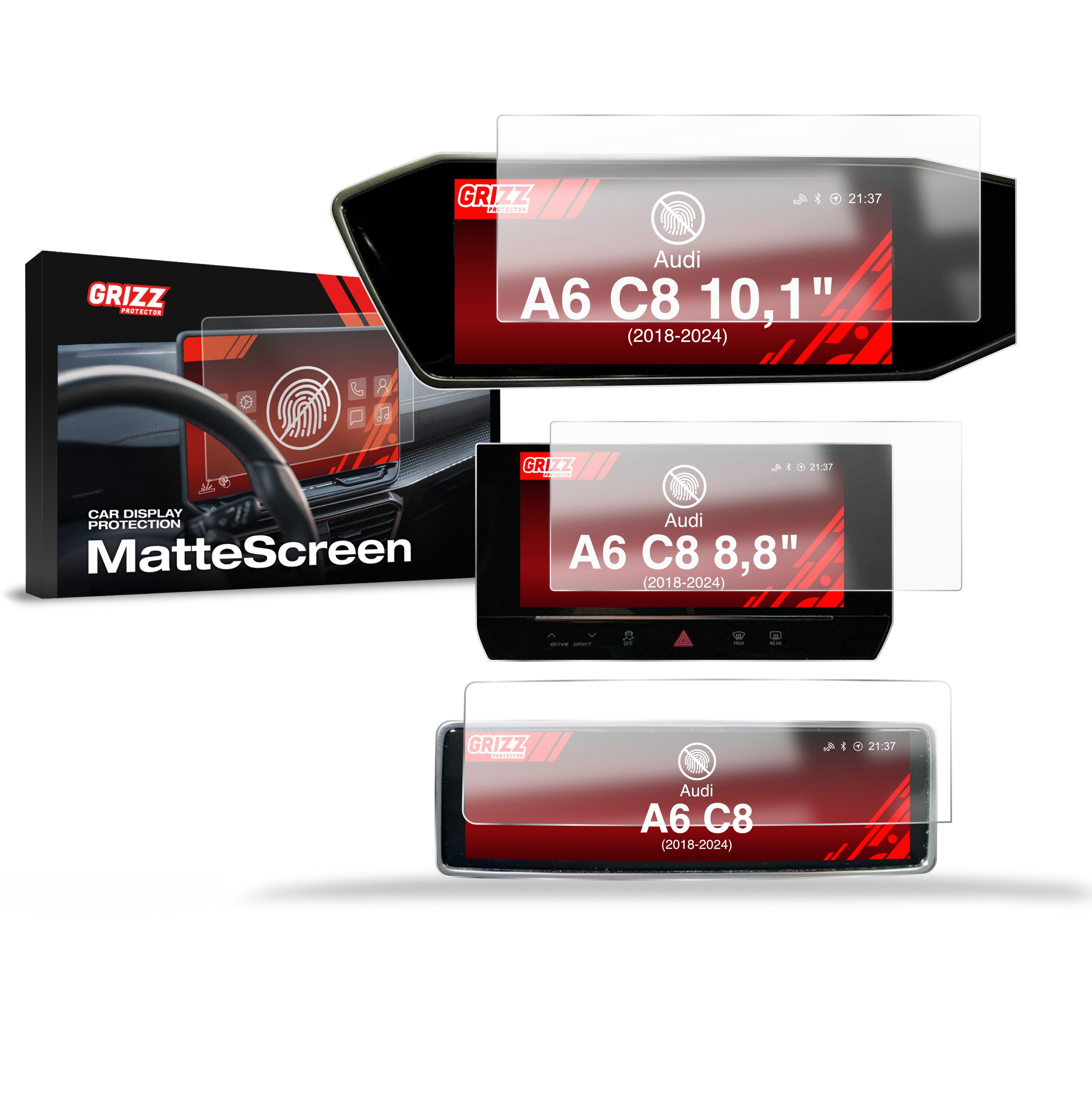 Displayschutzfolien für Audi - Matt & Klar