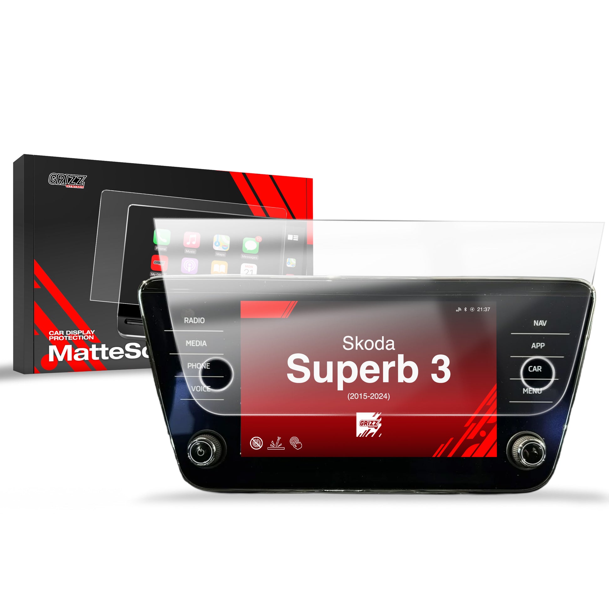 Anti-fingerprint screen protector for car touchscreen – scratch-resistant and easy to apply