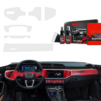 Scratch-resistant film for automotive interior elements