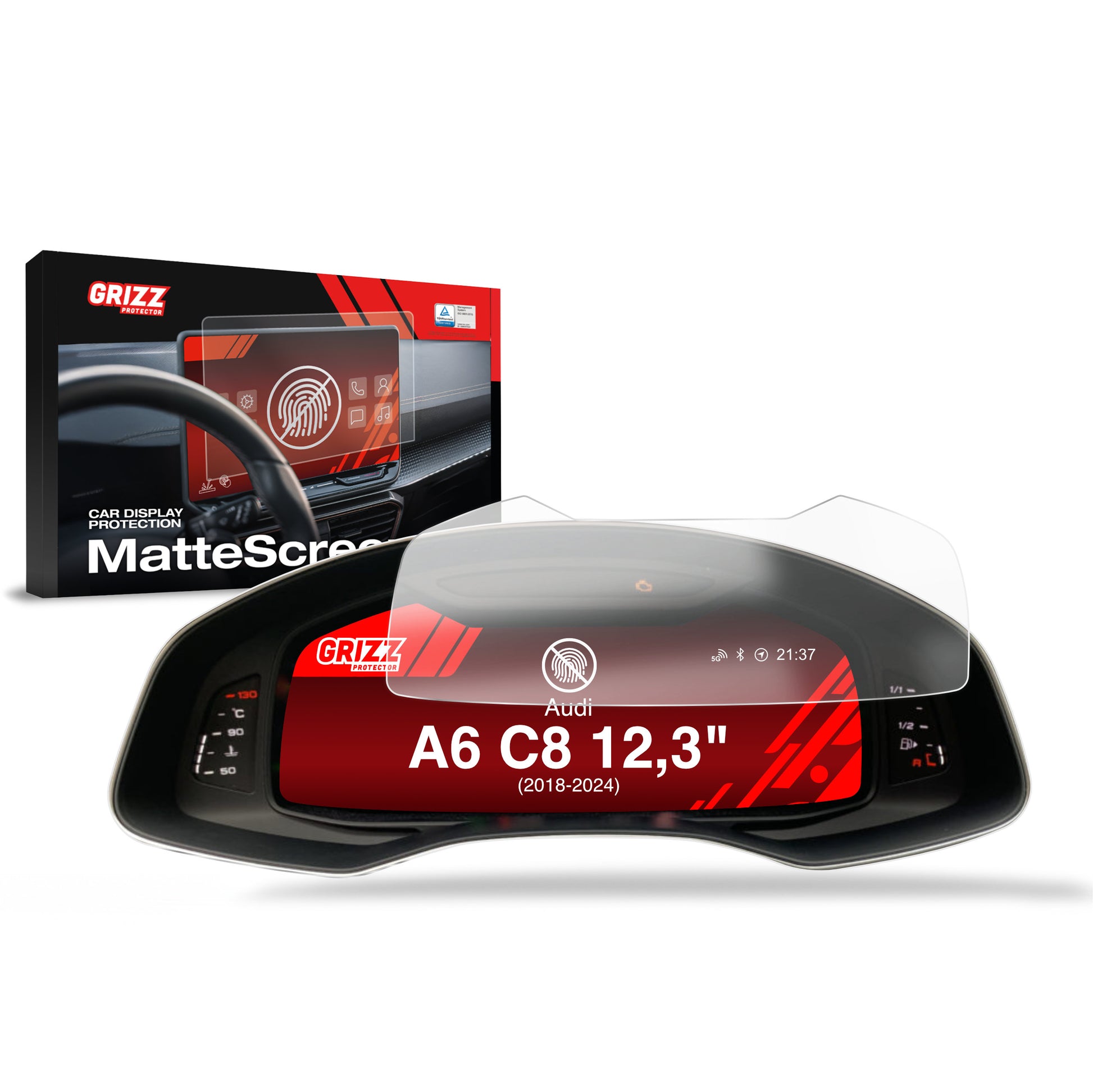 Anti-fingerprint screen protector for car touchscreen