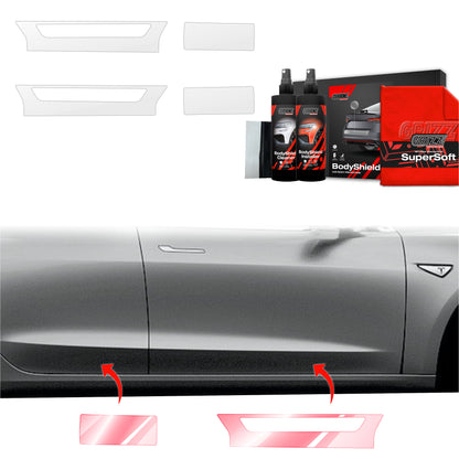 Protective film for exterior car parts – shields against scratches, chips, and scuffs