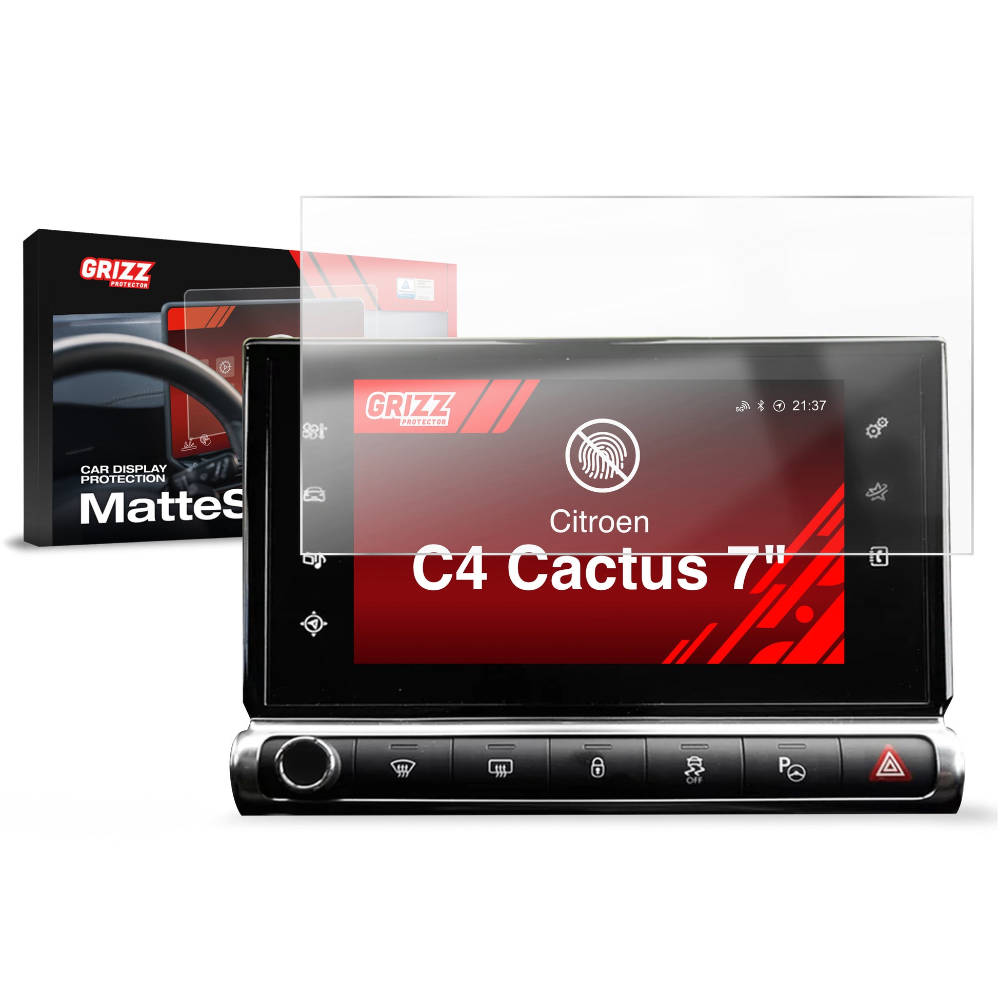 Anti-fingerprint screen protector for car touchscreen