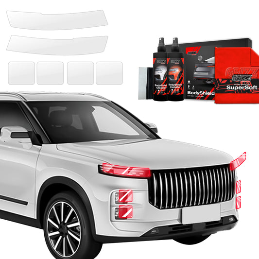 Protective film for exterior car parts – shields against scratches, chips, and scuffs