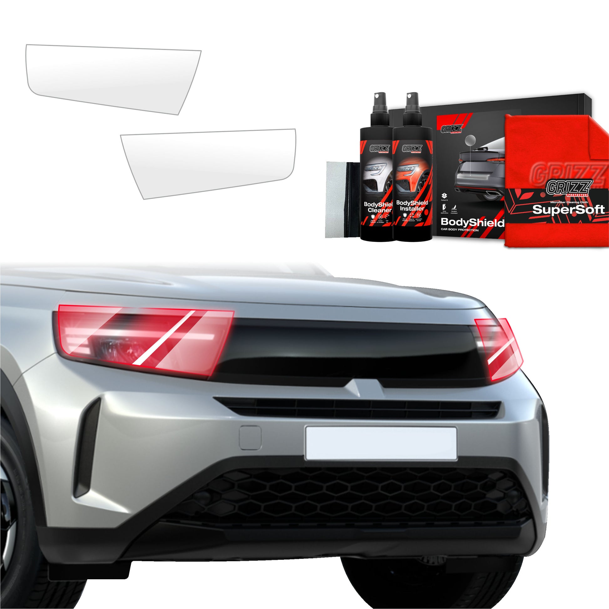 Protective film for exterior car parts – shields against scratches, chips, and scuffs