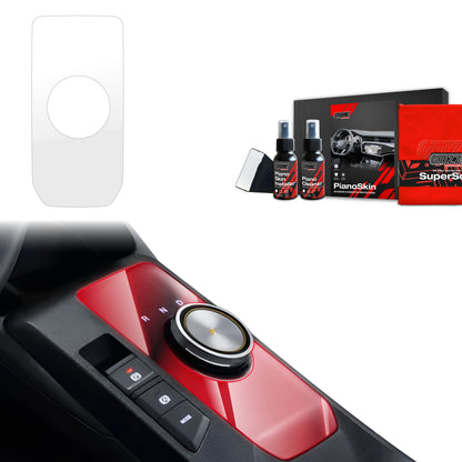 Scratch-resistant film for automotive interior elements