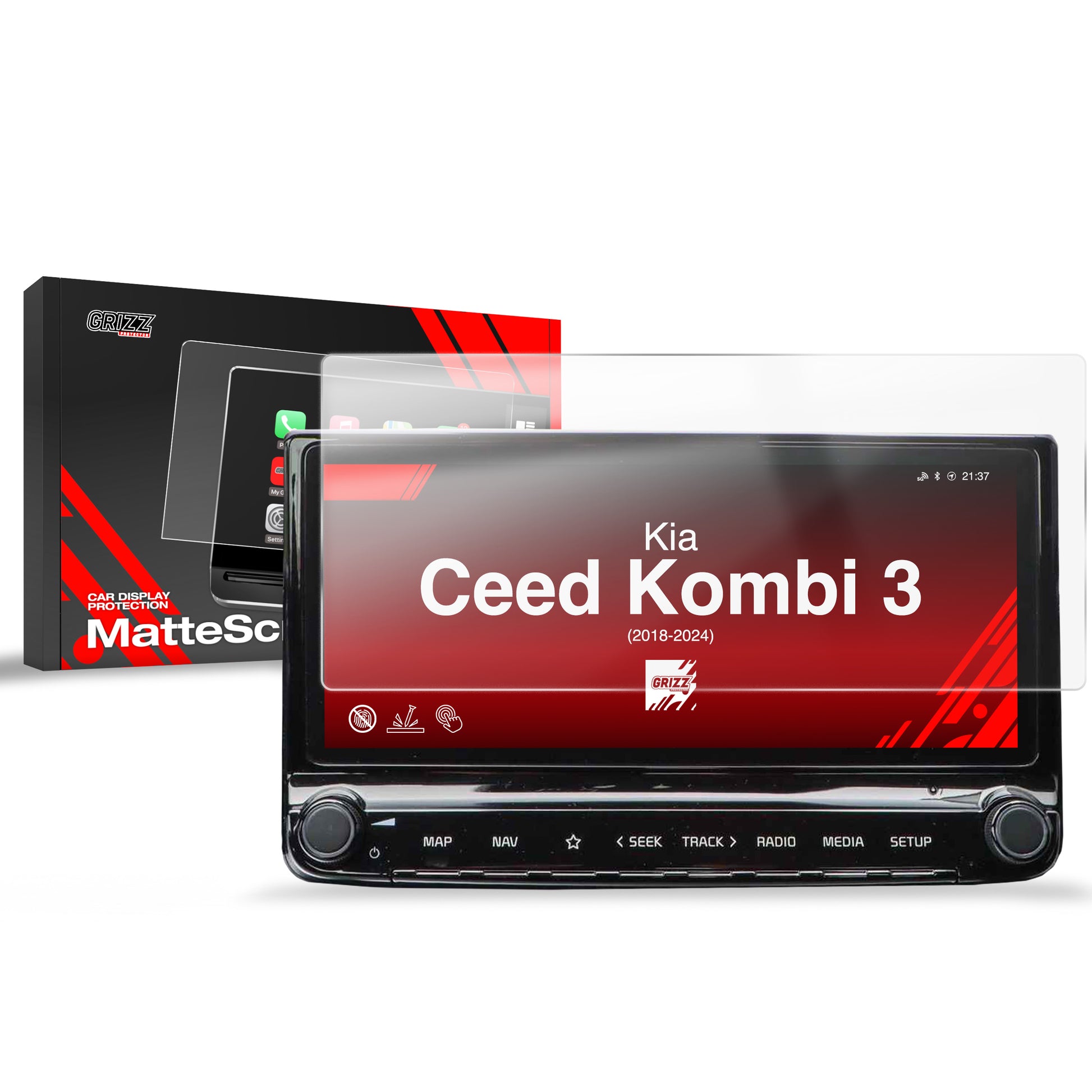 Anti-fingerprint screen protector for car touchscreen – scratch-resistant and easy to apply