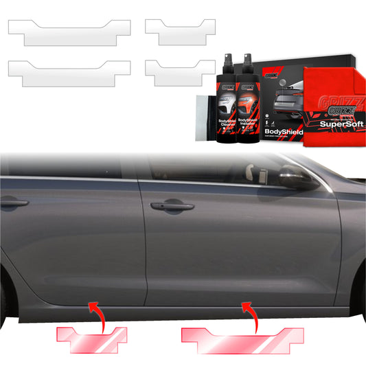 Protective film for exterior car parts – shields against scratches, chips, and scuffs