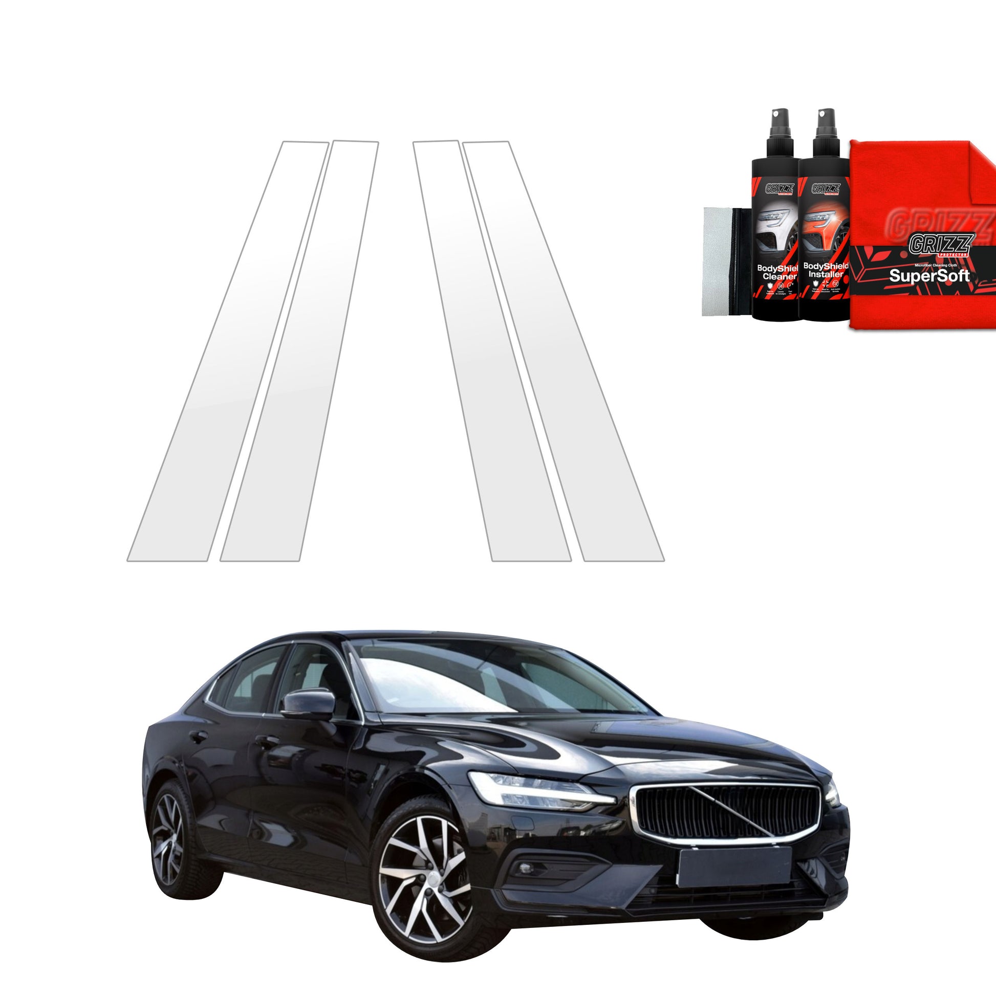 Protective film for exterior car parts – shields against scratches, chips, and scuffs