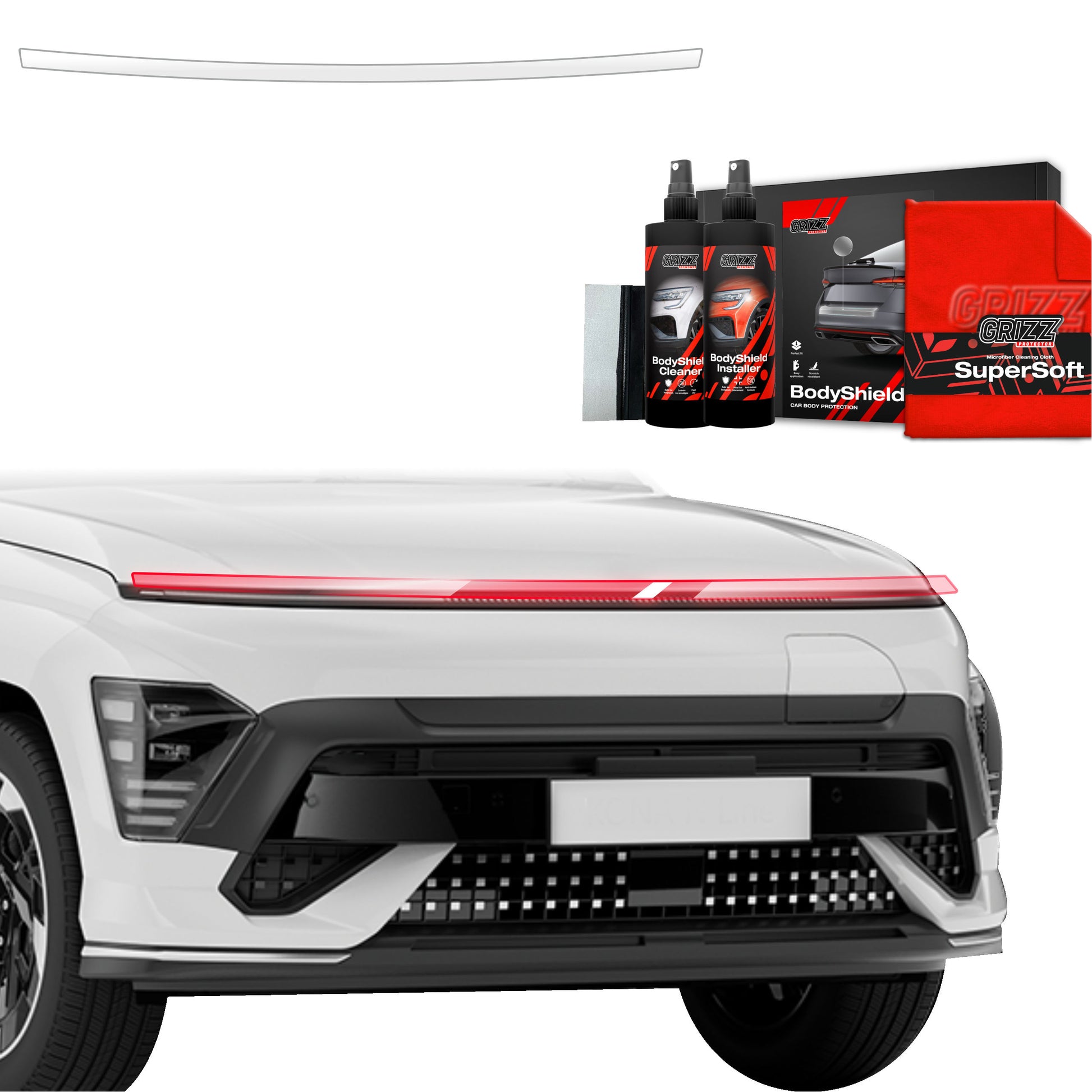 Protective film for exterior car parts – shields against scratches, chips, and scuffs