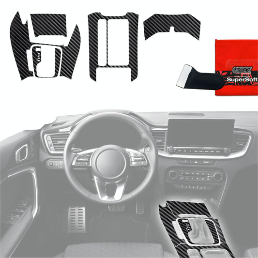Scratch-resistant film for automotive interior elements
