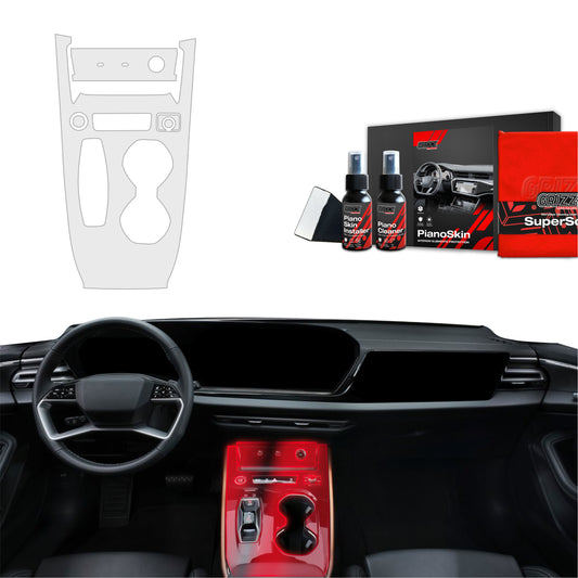 Scratch-resistant film for automotive interior elements