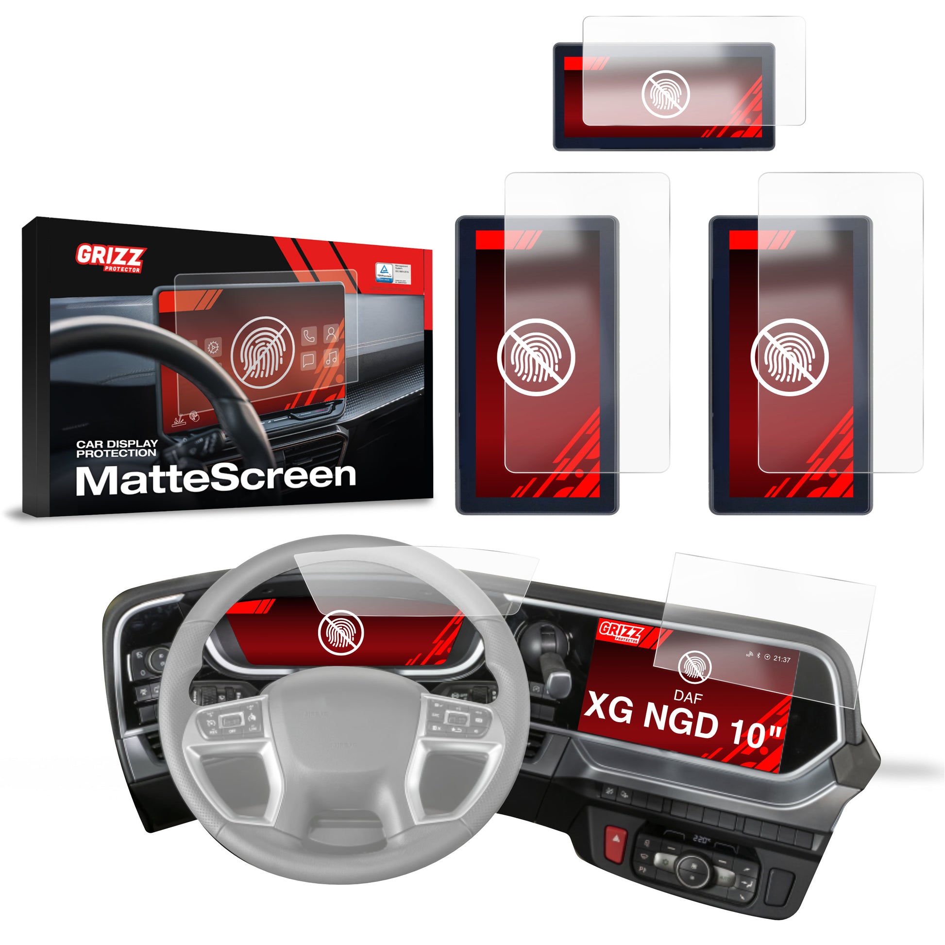 Scratch-resistant film for automotive interior elements