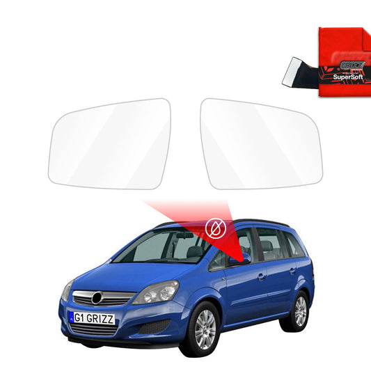 Rain protection film for exterior mirrors