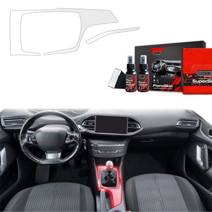 Scratch-resistant film for automotive interior elements