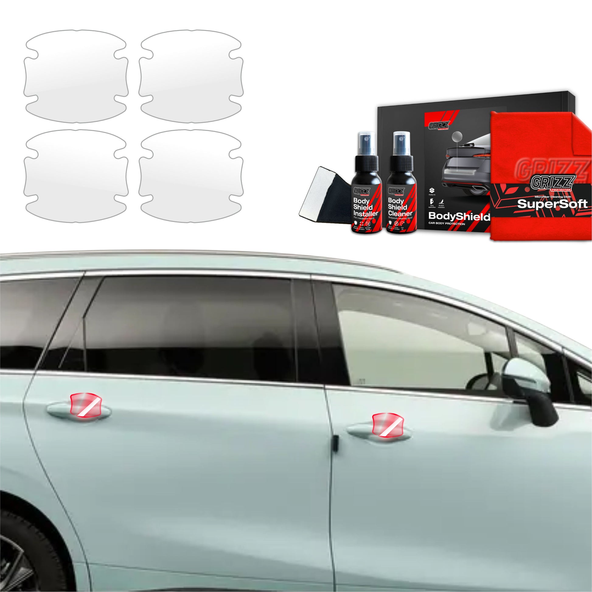 Protective film for exterior car parts – shields against scratches, chips, and scuffs