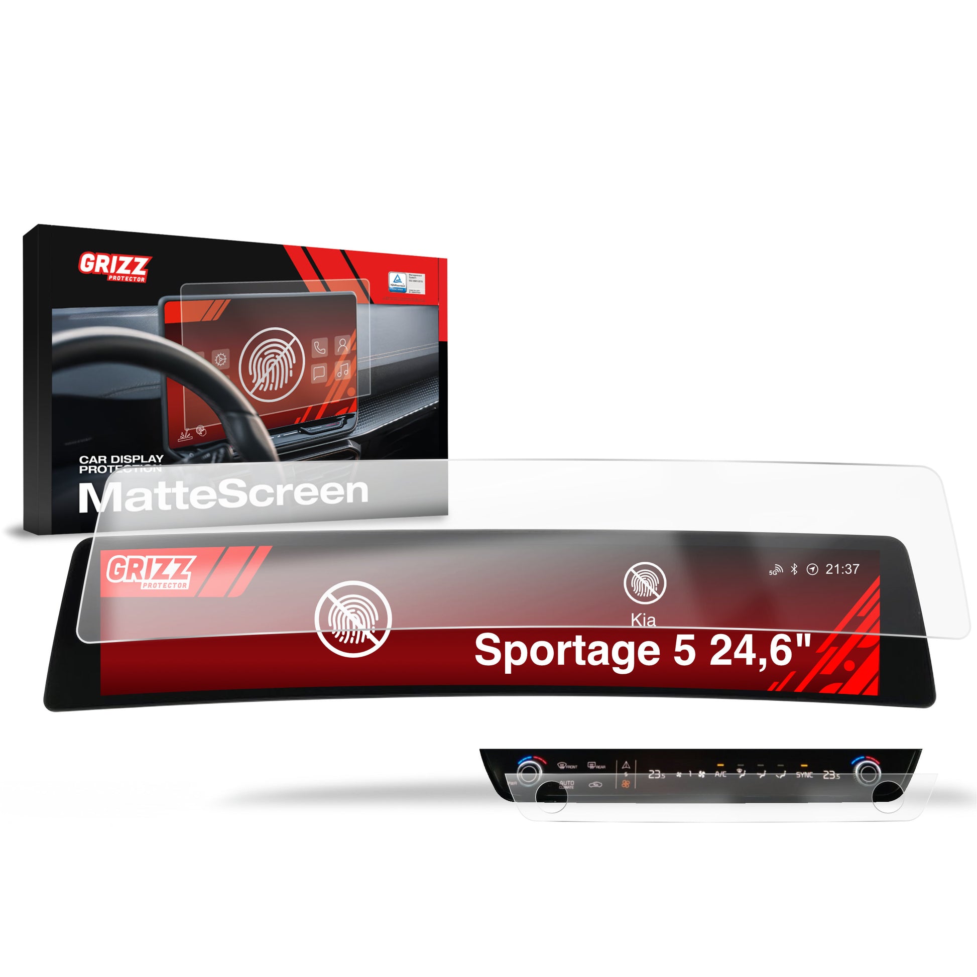 Scratch-resistant film for automotive interior elements