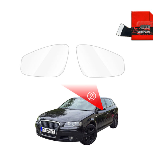 Rain protection film for exterior mirrors