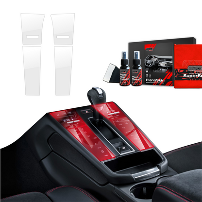 Scratch-resistant film for automotive interior elements