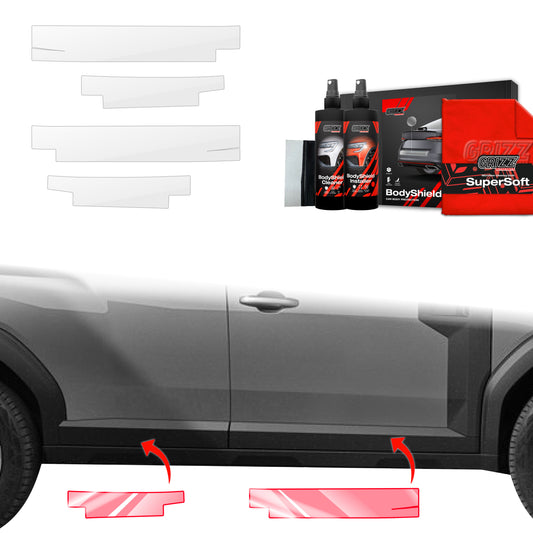 Protective film for exterior car parts – shields against scratches, chips, and scuffs